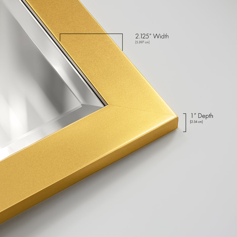 Yitzy Solid Wood Rectangle Mirror