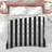 Black White Stripes Comforter-125167607