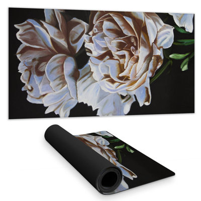 Peonies - 15.75"x31.50" Desk mat
