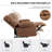 Massage Recliner Chair Sofa With Heating Vibration-383254911