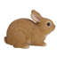 Statuette lapin assis