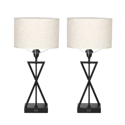 Metal USB Table Lamp