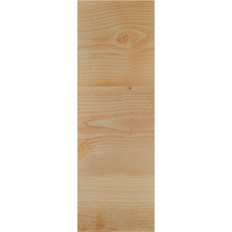Yorkshire Yorktown avec plaque arrière, H 18 po x l 6 po x P 10 po, Sapin de Douglas, Sciage brut