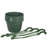 8 Inch Green Plastic Hanging Basket (4 Pack)