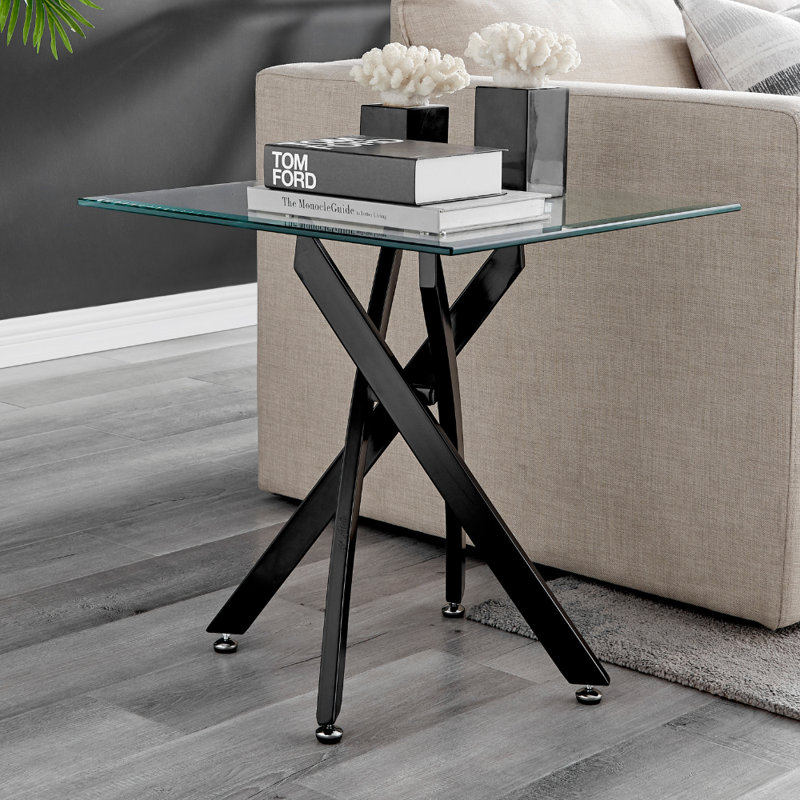 Table de bout Lenworth, Noir
