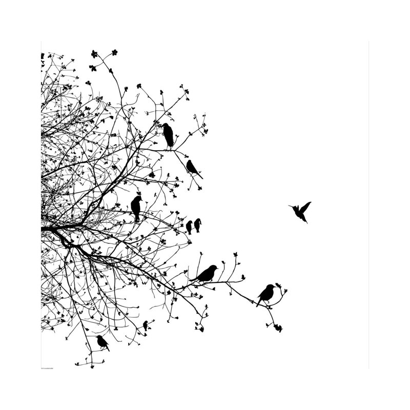 Birds I by GraphINC - Gallery-Wrapped Canvas Giclée on Canvas, 30.48 cm H x 30.48 cm W, Wrapped Canvas