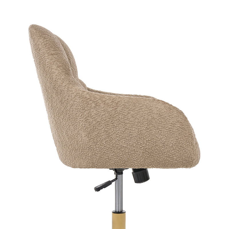 17 Stories Tasheona Boucle Office Chair
