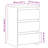 vidaXL Bed Cabinet Engineered Wood 15.7x13.8x24.6 in-743059185-766847285