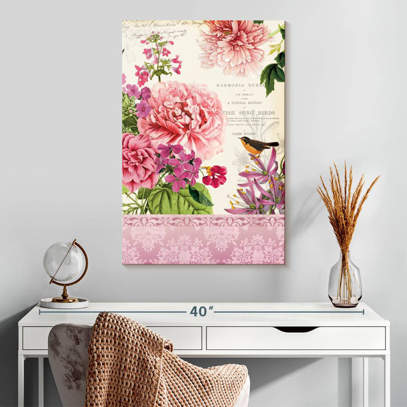 Harnek Lovely Floral IV, H 30 po x l 20 po