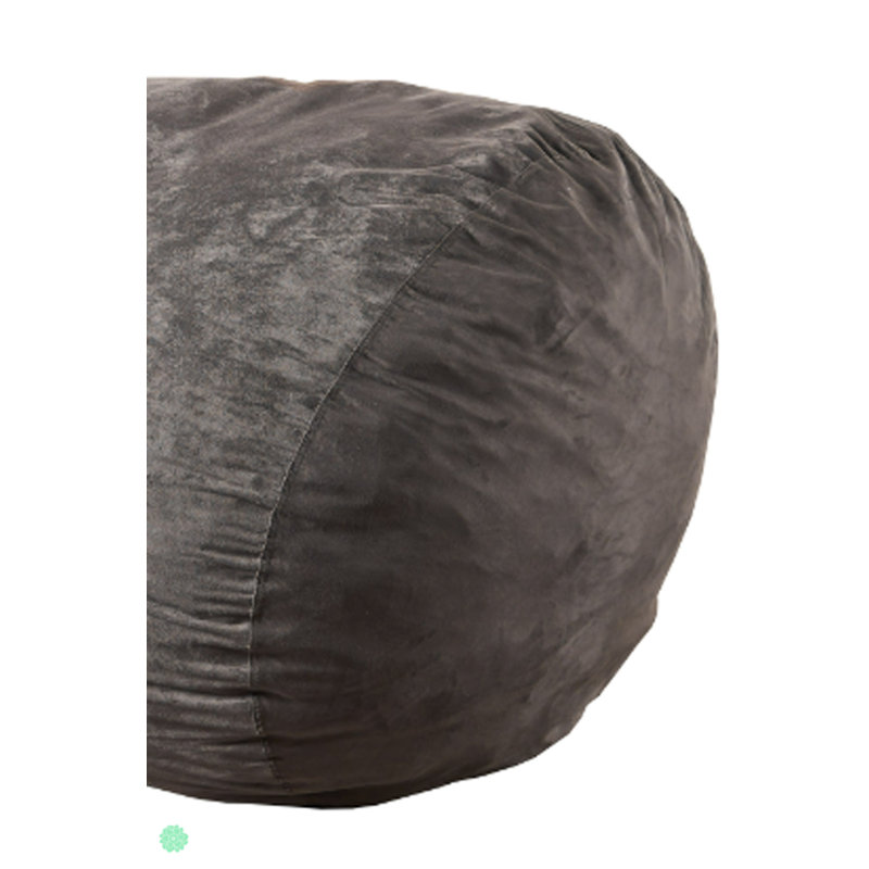 Fauteuil à billes Nest, Microfibre gris charbon