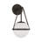 Ayyan 1-Light Wall Sconce in Black-70337220