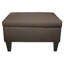 Repose-pieds de rangement rectangulaire en velours de 22 po de large Zaylee-152191291