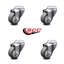 Ensemble de roulettes pivotantes 3,5 po