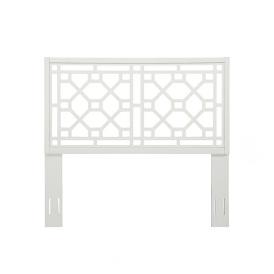 Tabor Chippendale White Headboard - Queen/Full
