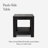 Maven Lane Paulo Wooden Side Table-92650766