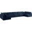 Canapé modulaire de coin modulaire réversible en lin Burrows-58627327