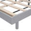 Structure de lit plateforme flottante pour grand lit de couleur moderne