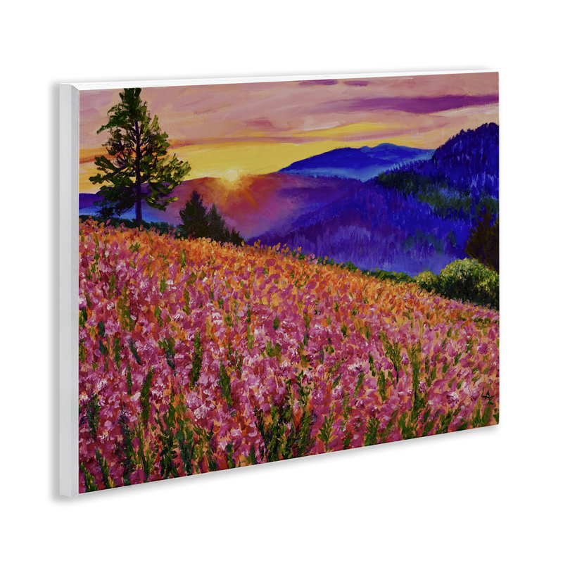 Plaque dorée «Golden Moment Hillside View», conception par Lee Ann Zirbes