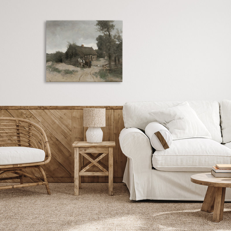Toile de ferme rustique vintage, design par Riley B, H 16 po x l 20 po