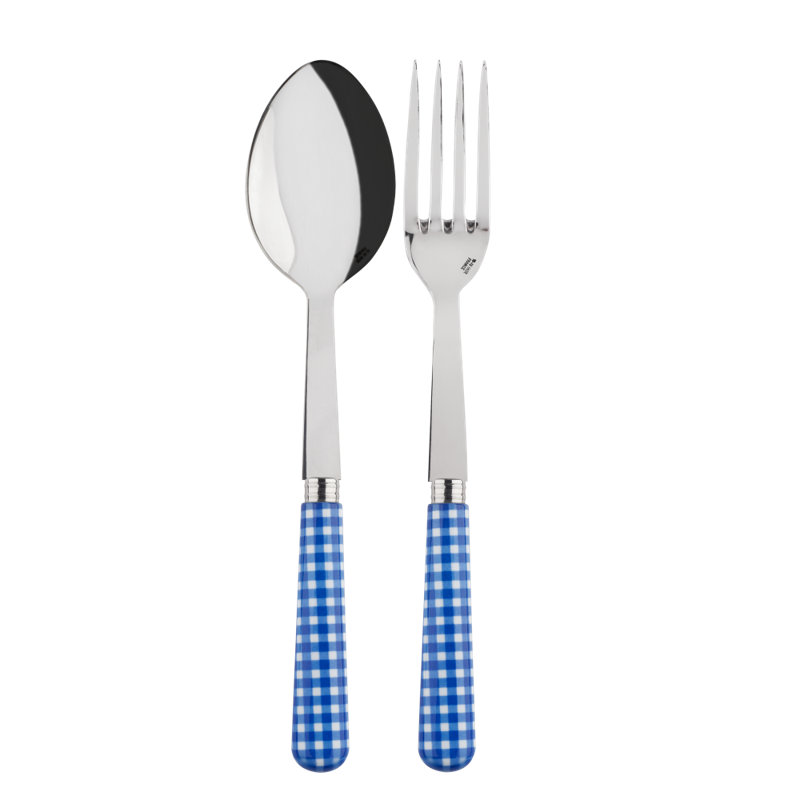 Sabre Paris - Serving Set Gingham, Blue