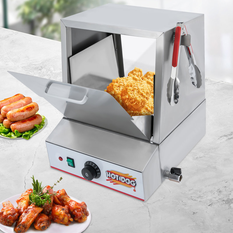 Ordway 500W Stainless Steel Hot Dog Chafing Dish Steamer