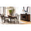 Fauteuil à oreilles rembourré gris, pour chaise d'hôte fiable et stable avec aile,