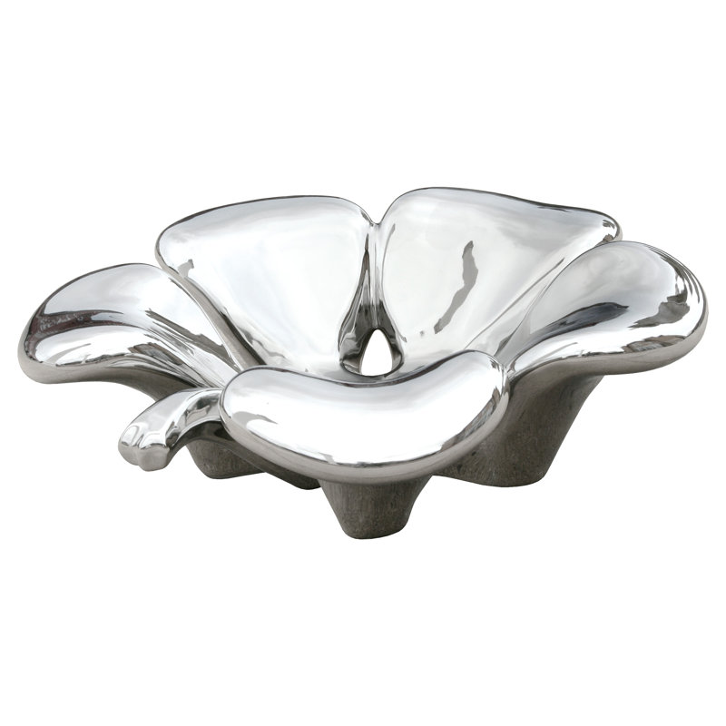 Metro Lane Lucilla Ceramic Tray, Platinum