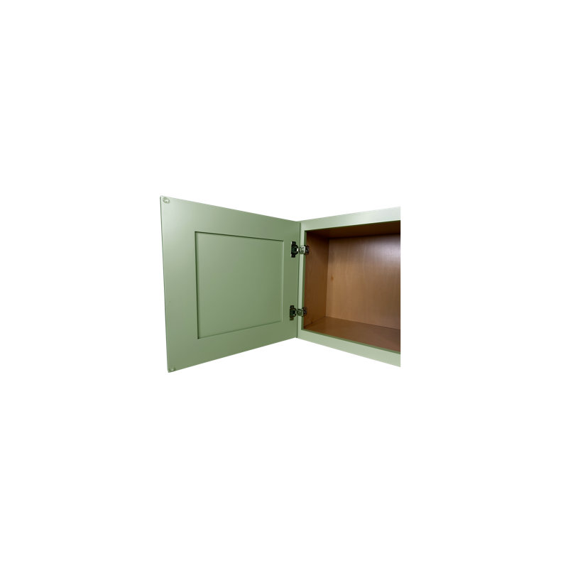 Armoire murale d'angle en contreplaqué Shaker de 13 po Shaker, prête à assembler, 24", 42"