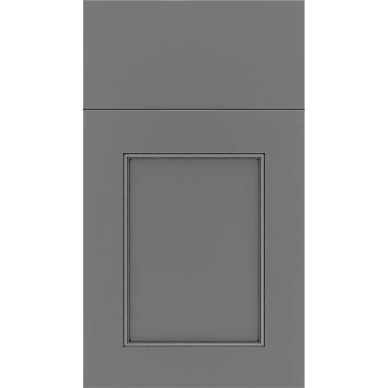 Échantillon de porte d'accès complet Westwood, Éclat de nuage avec glacis noir, Érable