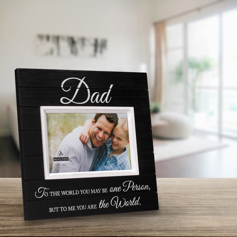 Lamont Light Black Wood Beveled Picture Frame