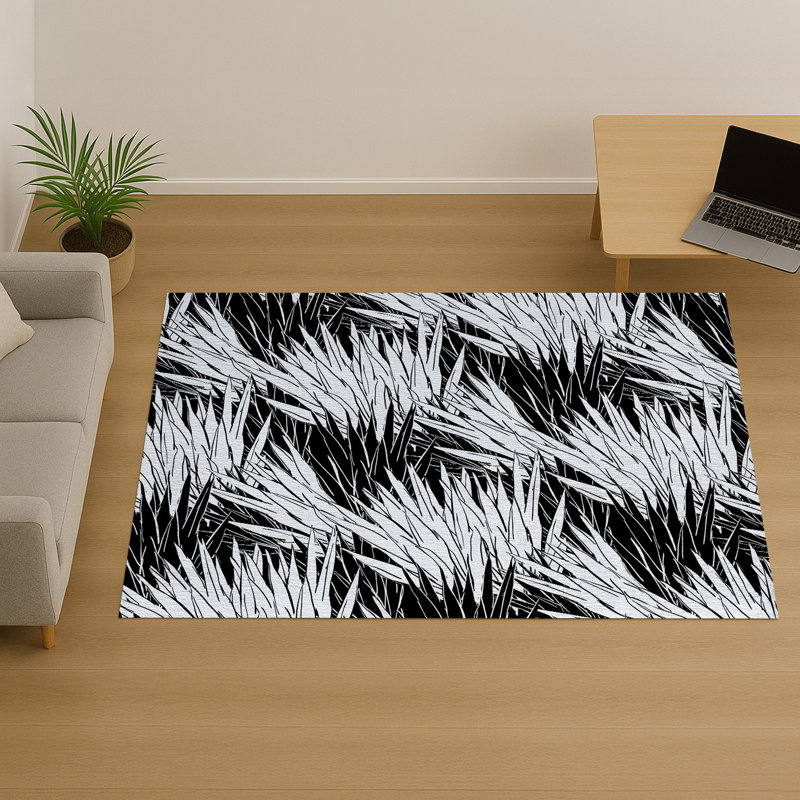Geometric Area Rug, Rectangle 140 x 200 cm