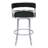 Kellum Swivel Counter and Bar Height Barstool with Arms in Faux Leather Upholstery and Metal Legs-100511647-90763182-90850234