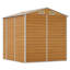 Brenyn Garden Shed 191x215x198 cm Galvanised Steel-1536639241