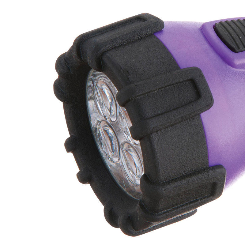 Lampe de poche del intégrée à piles 8,88 ", Mauve
