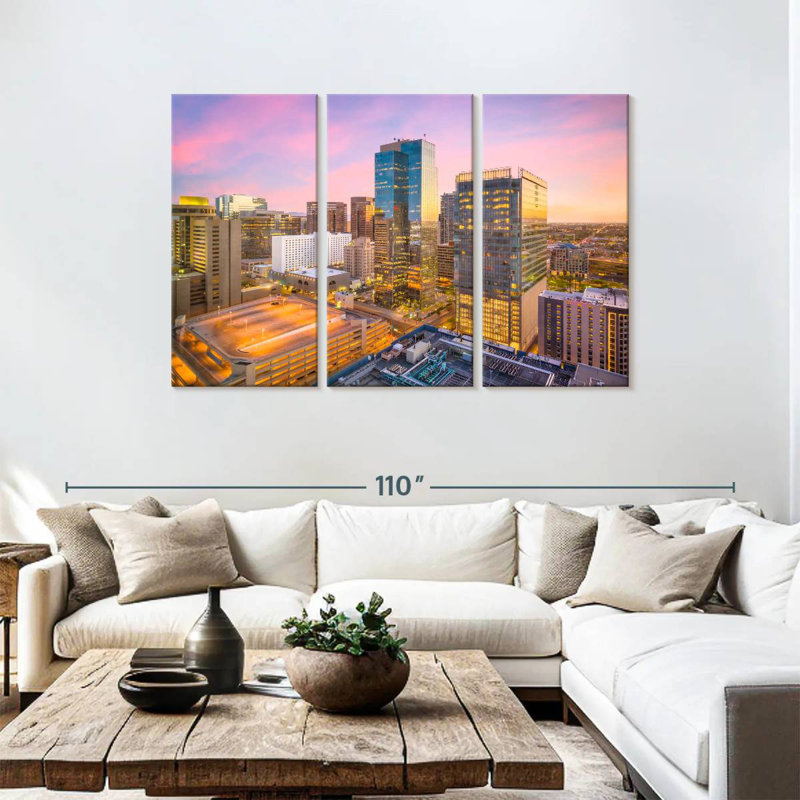 Nicci Phoenix Cityscape, 48" H x 74" W
