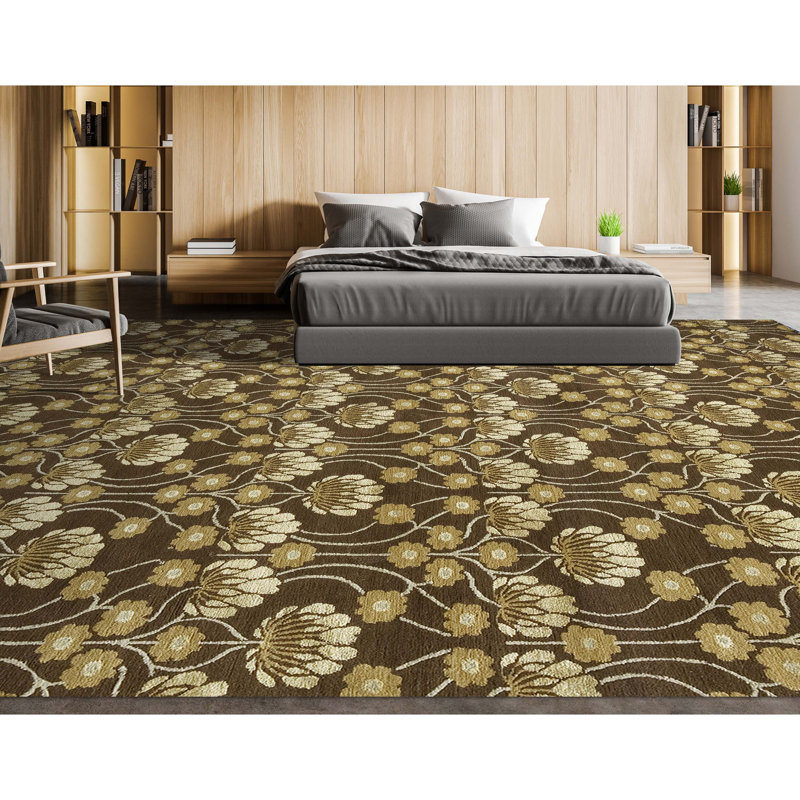Floral Area Rug, Rectangle 3' x 5'