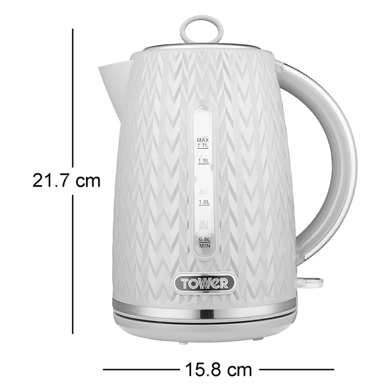 Tower Empire Litre Kettle with Rapid Boil, Removable Filter