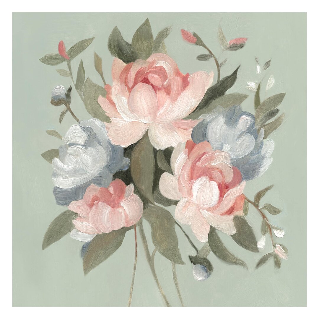 Matt Fototapete Bouquet in Pastell I 2,88 m x 288 cm