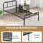 Virgel Metal Open-Frame Bed-827170553