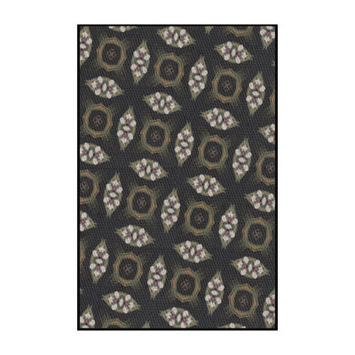 Noir Tapis décoratif