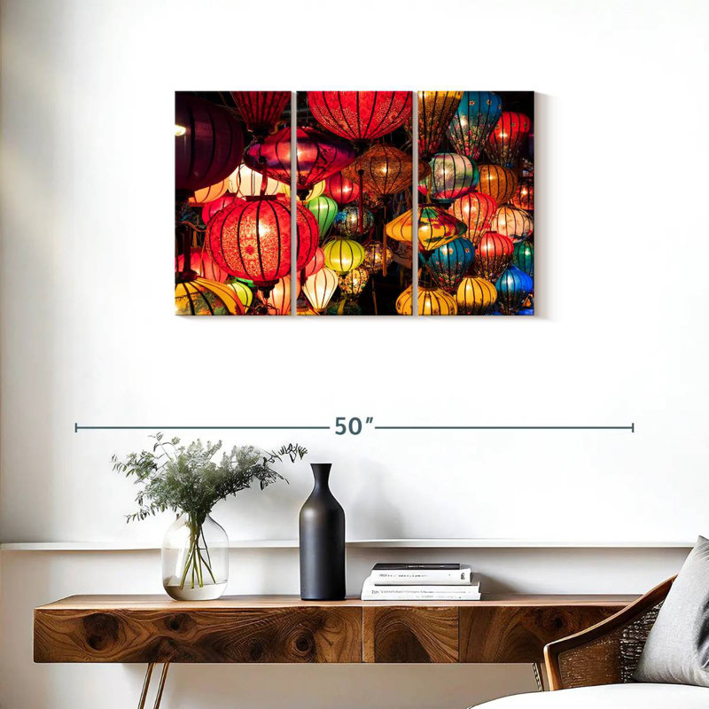 Lanternes chinoises en papier Kerner, H 20 po x l 33 po