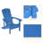 Bucareli Ergonomics Plastic Adirondack Chair-586038974