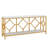 Très longue table d'appoint 70,86 po, console 2 niveaux-209094320