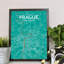Prague City Map - Unframed Graphic Art Print on Paper-78953602-60943692