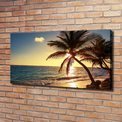 Tropical Beach - Wrapped Canvas Print