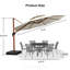 Parasol en porte-à-faux rond en bois avec base Epperly-606005846-608126245