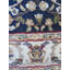 Tapis bleu marine unique de 2 pi 9 po x 24 pi 1 po