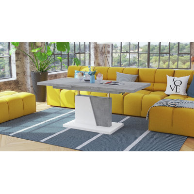 Noires Lift Top Pedestal Coffee Table