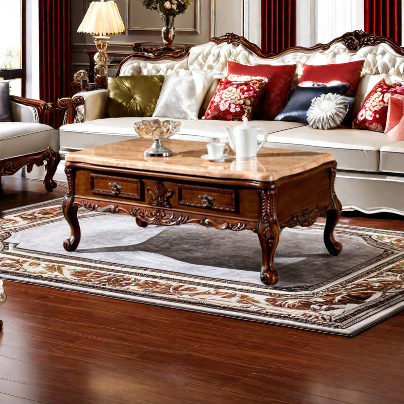 Coffee Table, Color_Amber