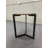 Round Side Table, Round Accent Table, End Table With Metal Frame